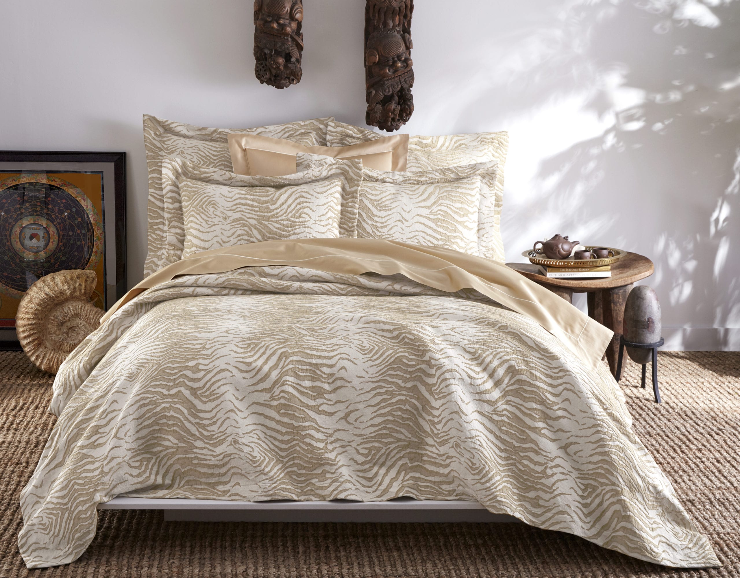Tiger Linen & Cotton Duvet Cover