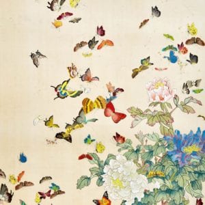 Butterfly Antique 460tc Complete Sheet Set