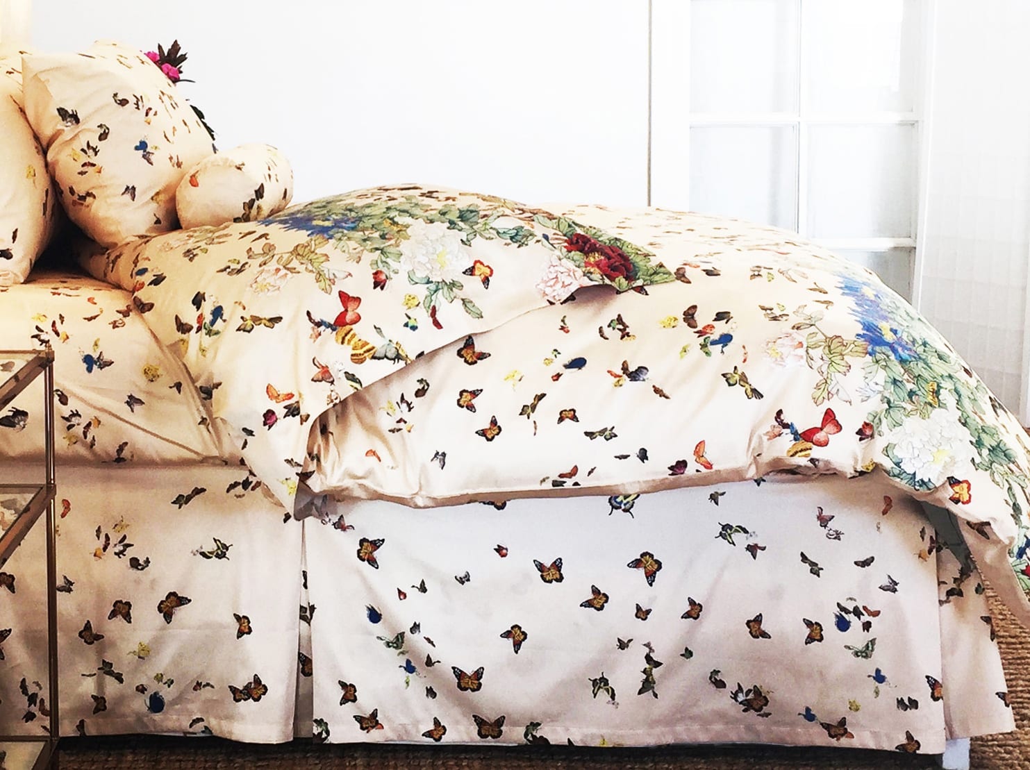 Butterfly Antique 460tc Duvet Cover